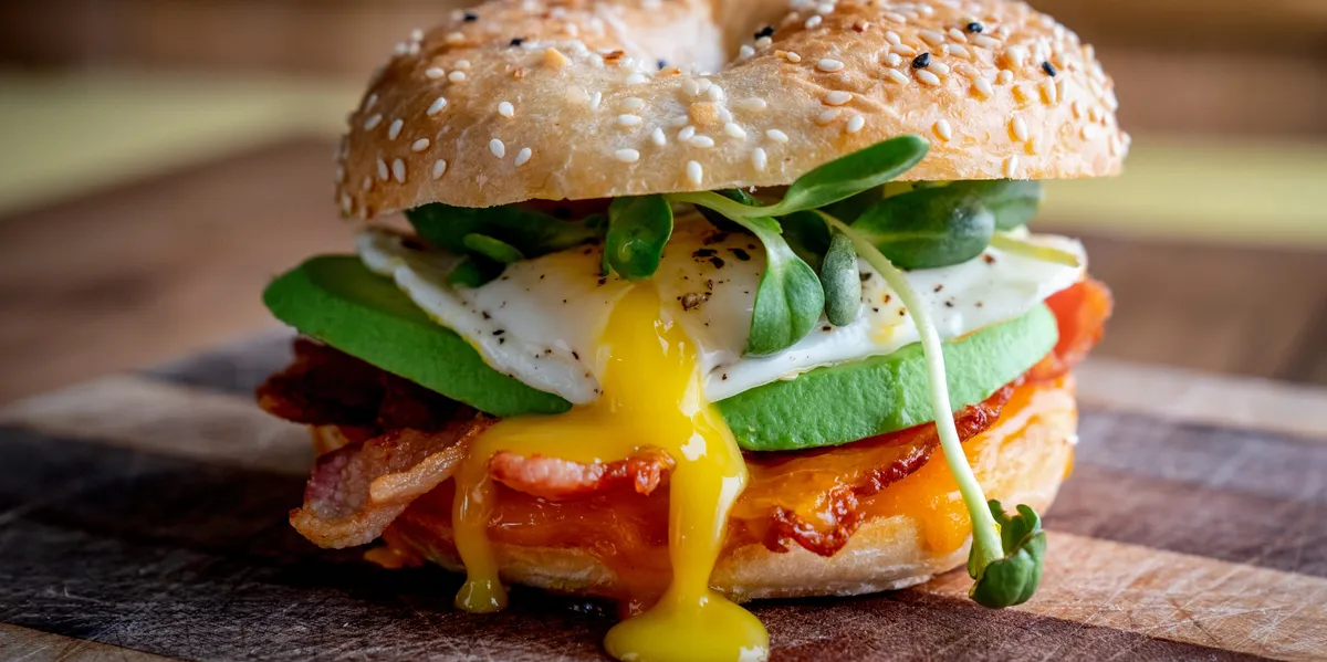 Spin Bagel signature sandwich